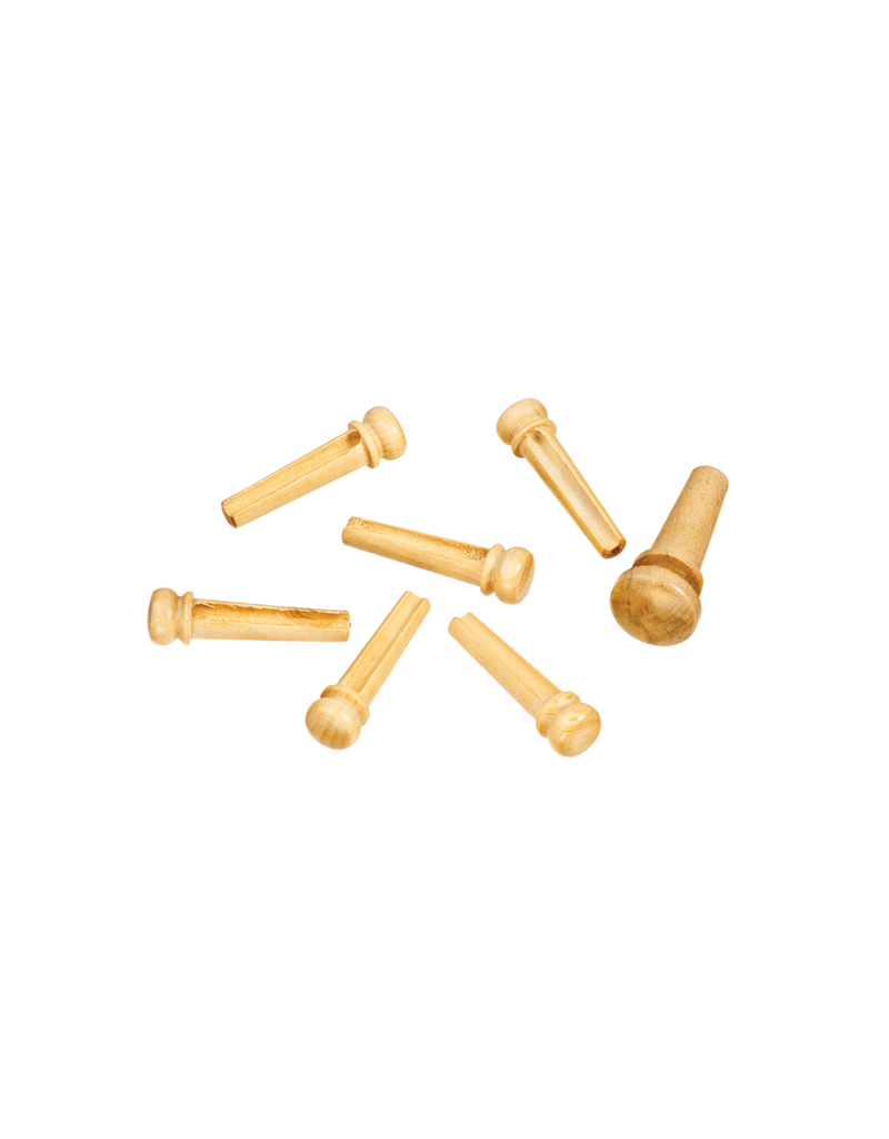 D'addario Premium wood bridge pins boxwood