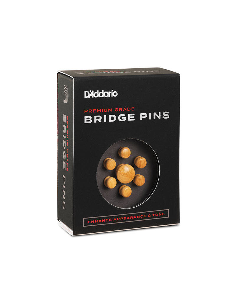 D'addario Premium wood bridge pins boxwood