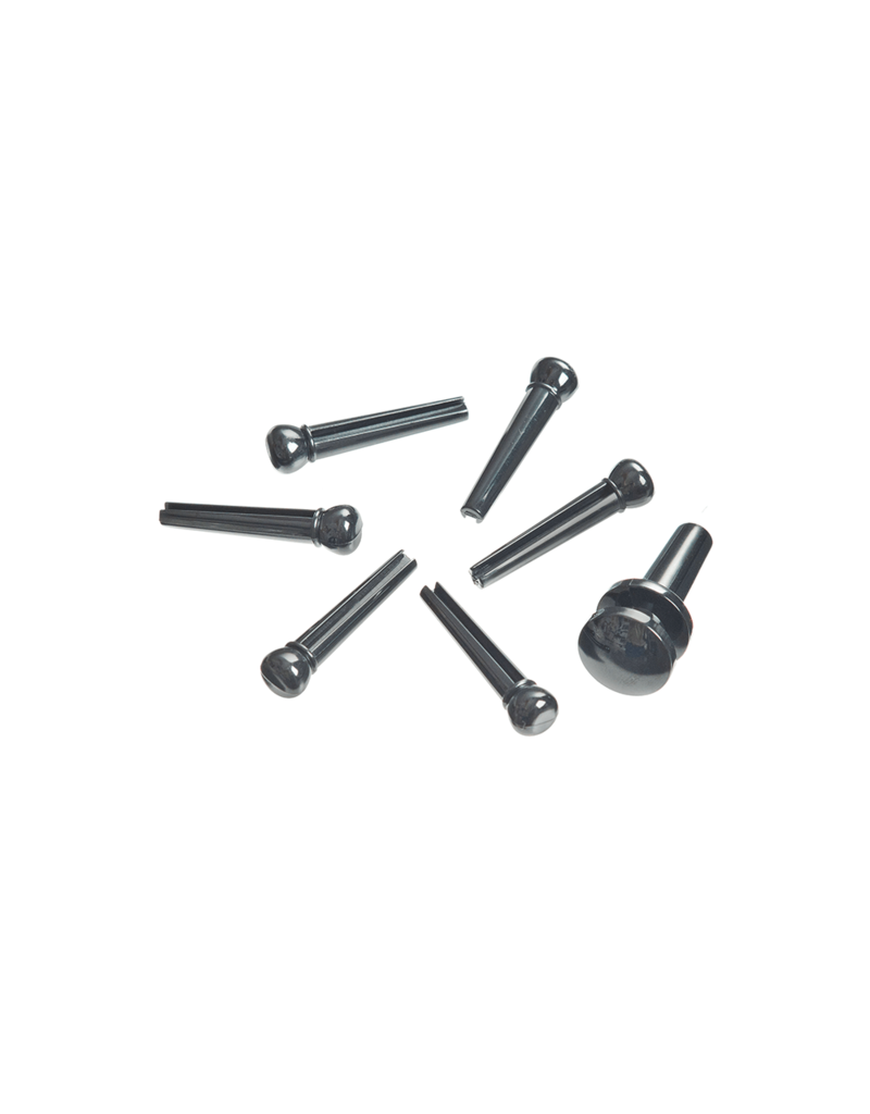 D'addario Plastic bridge pins ebony