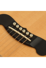 D'addario Plastic bridge pins ivory with ebony dot