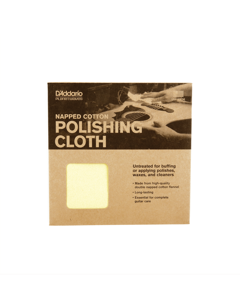 D'addario Napped cotton polishing cloth