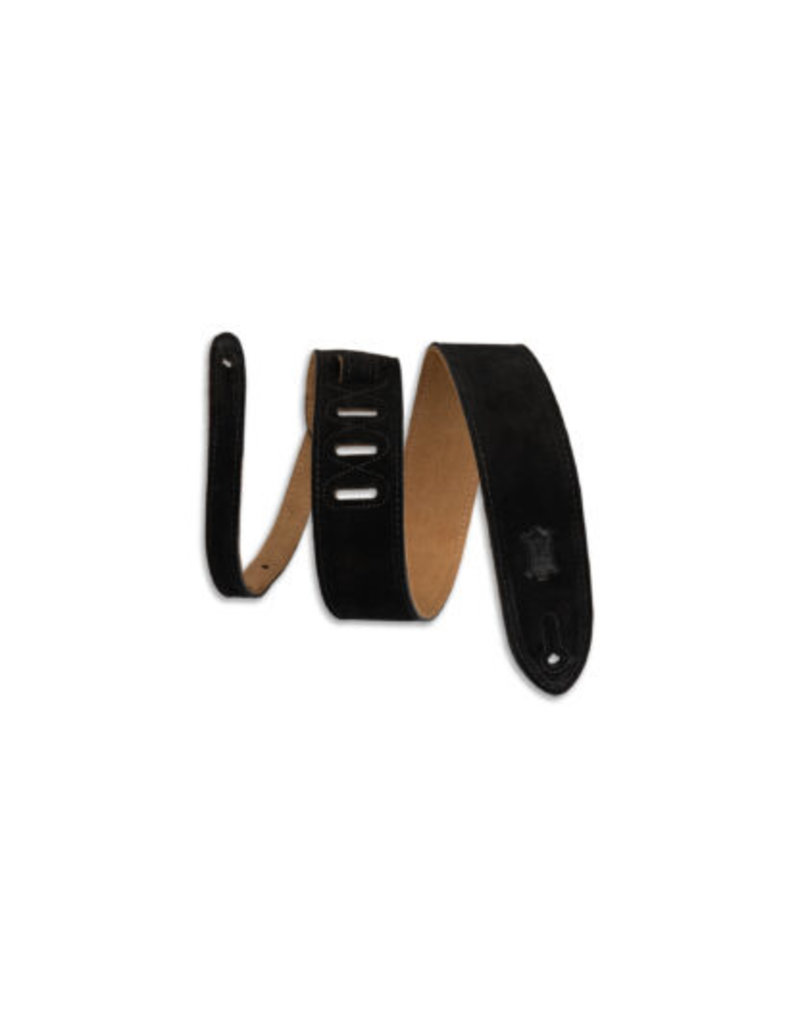 Levy's MS12-BLK suede guitar strap black