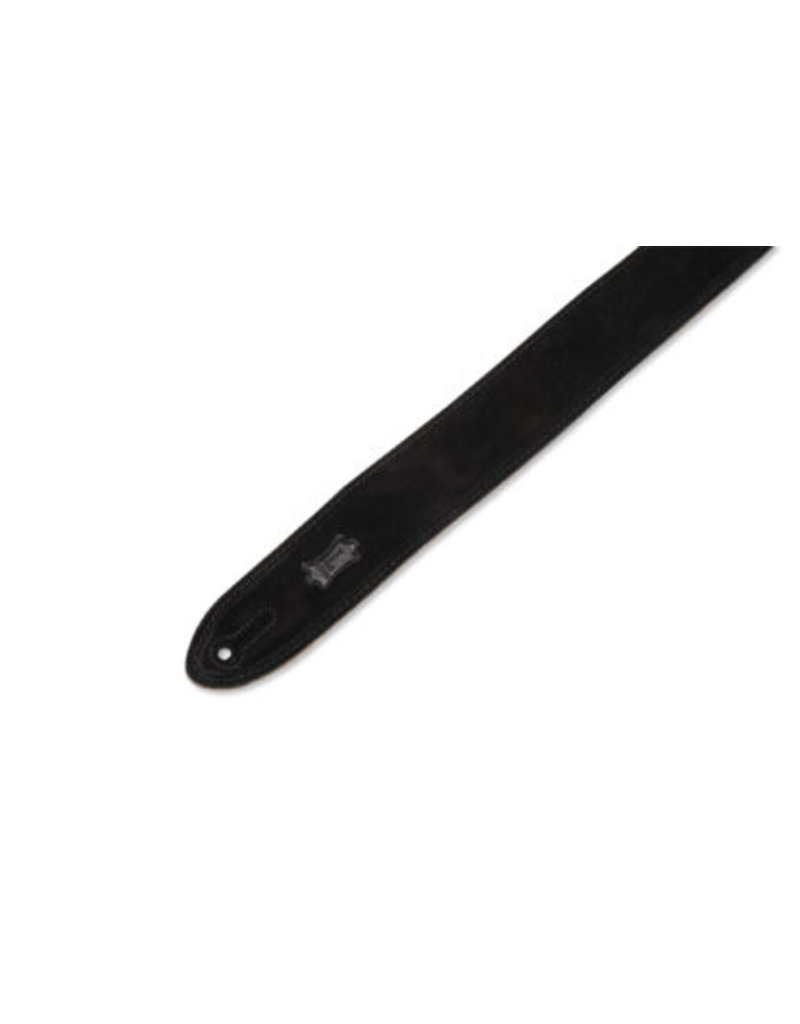 Levy's MS12-BLK suede guitar strap black