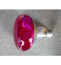 Radiobeurs 60 Watt Reflector lamp Roze