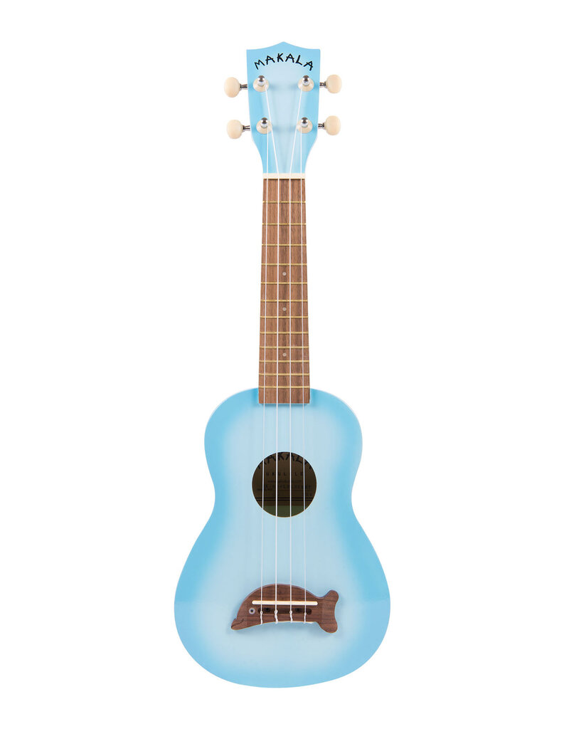 Kala Makala MK-SD/LBLBURST Sopraan Dolfijn ukelele licht blauw burst