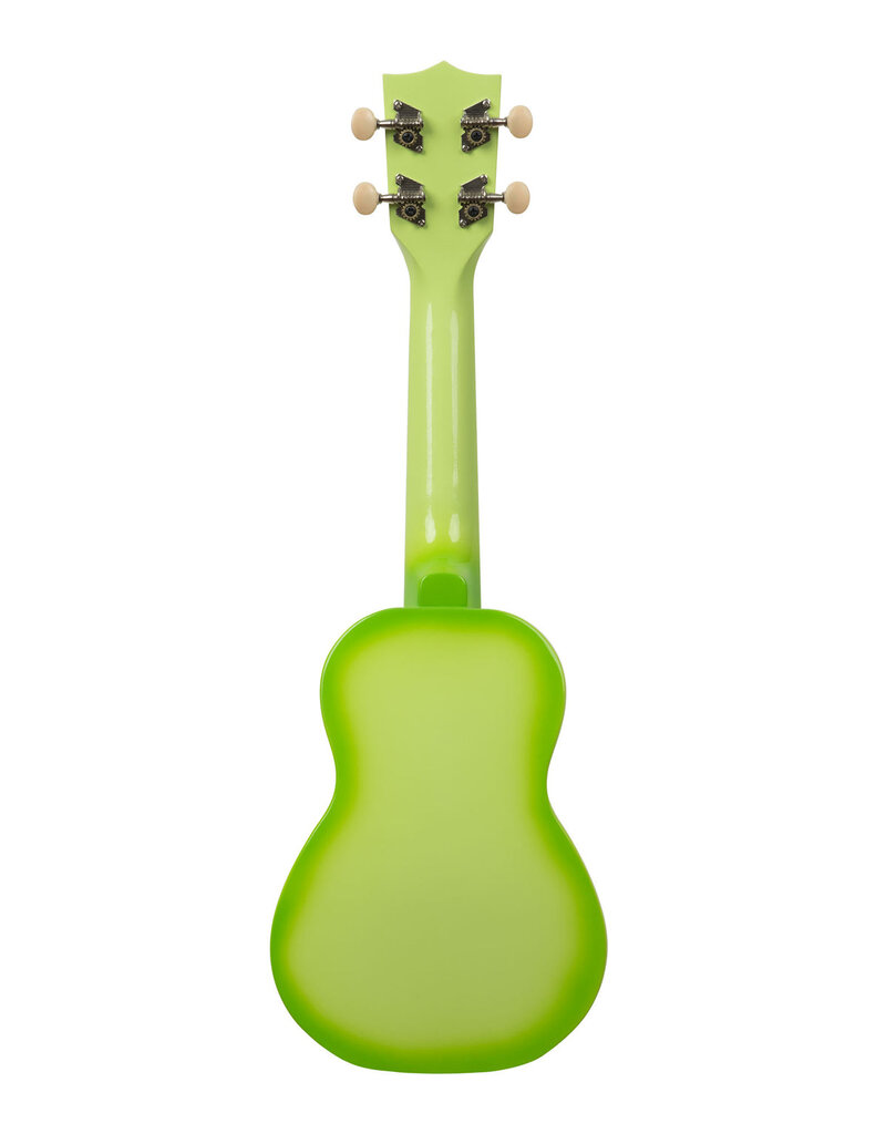 Kala Makala MK-SD/GRNBURST Soprano Dolfin ukulele green apple burst