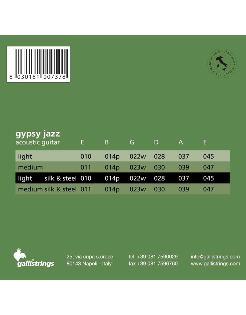Gallistrings GSL10 Gypse Jazz Silk & Steel light