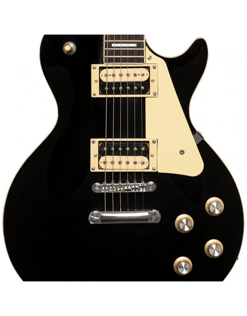 Stagg SEL-STD BK Elektrisch gitaar zwart