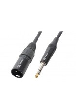 Power Dynamics XLR kabel XLR male naar 6,3mm TRS jack 1,5m