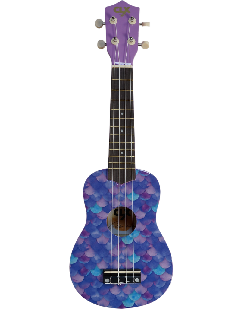 CLX Music Calista 21 sopraan ukelele Mermaid