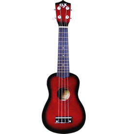 CLX Music Calista 21 sopraan ukelele Redburst