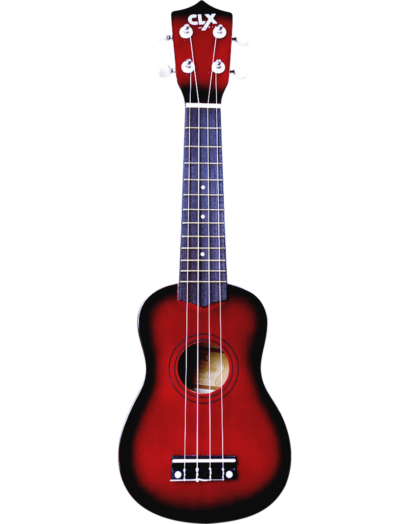 CLX Music Calista 21 sopraan ukelele Redburst