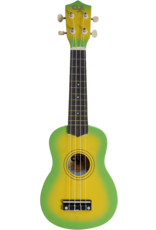 CLX Music Calista 21 soprano ukulele Lemon burst