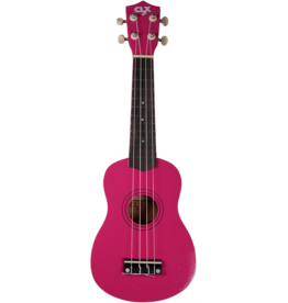 CLX Music Calista 21 soprano ukulele Pink glitters