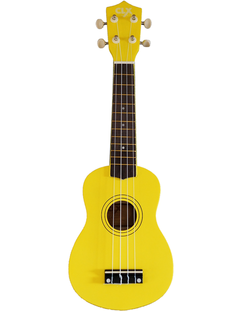 CLX Music Calista 21 sopraan ukelele Geel