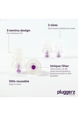 Pluggerz Uni-fit Music hearing protection