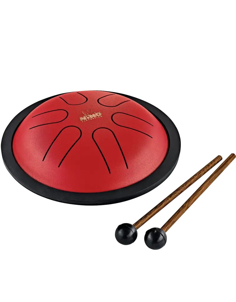 NINO Mini tongue drum 6" rood