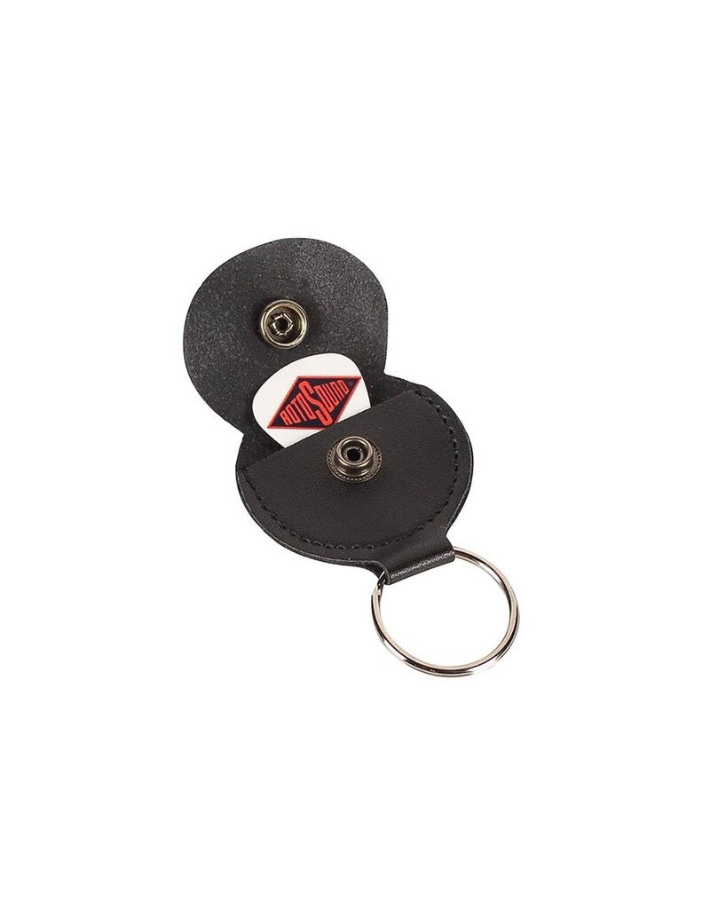 Rotosound Leren plectrum houder sleutelhanger zwart