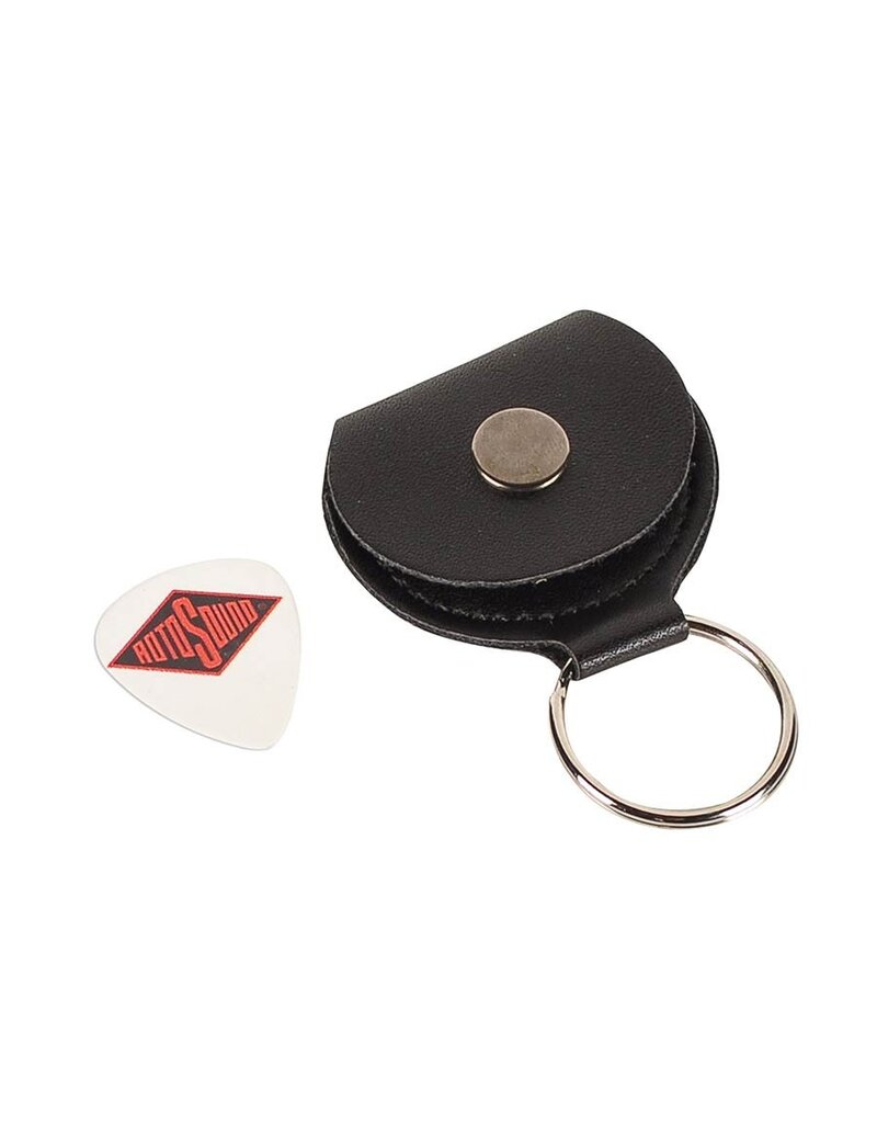 Rotosound Leren plectrum houder sleutelhanger zwart
