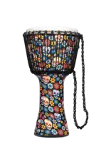 Meinl PADJ7-L-F Rope tuned 12" djembe Day of the Dead