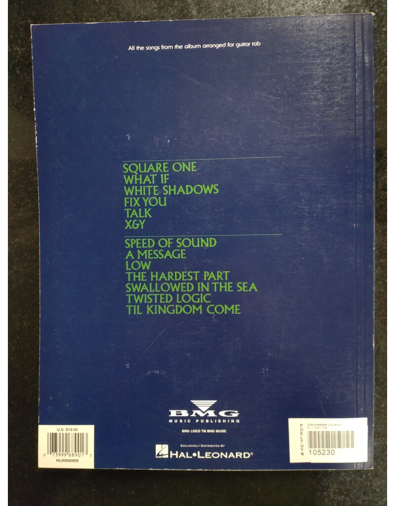 Hal Leonard Coldplay - X&Y - Gitaar met tablatuur