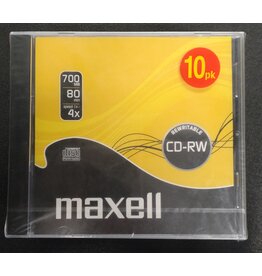 Maxell CD-RW 700MB - 80 MIN (10 Pack)