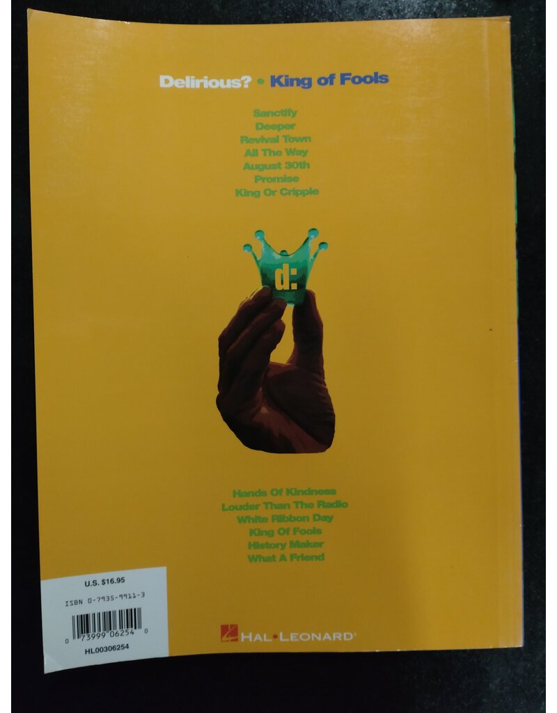 Hal Leonard Delirious? - King of Fools - Piano, Vocal and Guitar