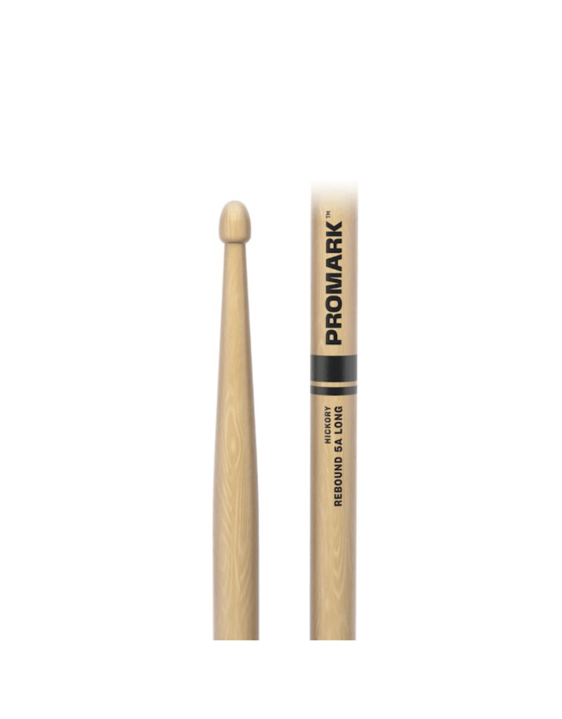 Promark Rebound RBH565LAW 5A Long Hickory acorn wood tip Drumsticks
