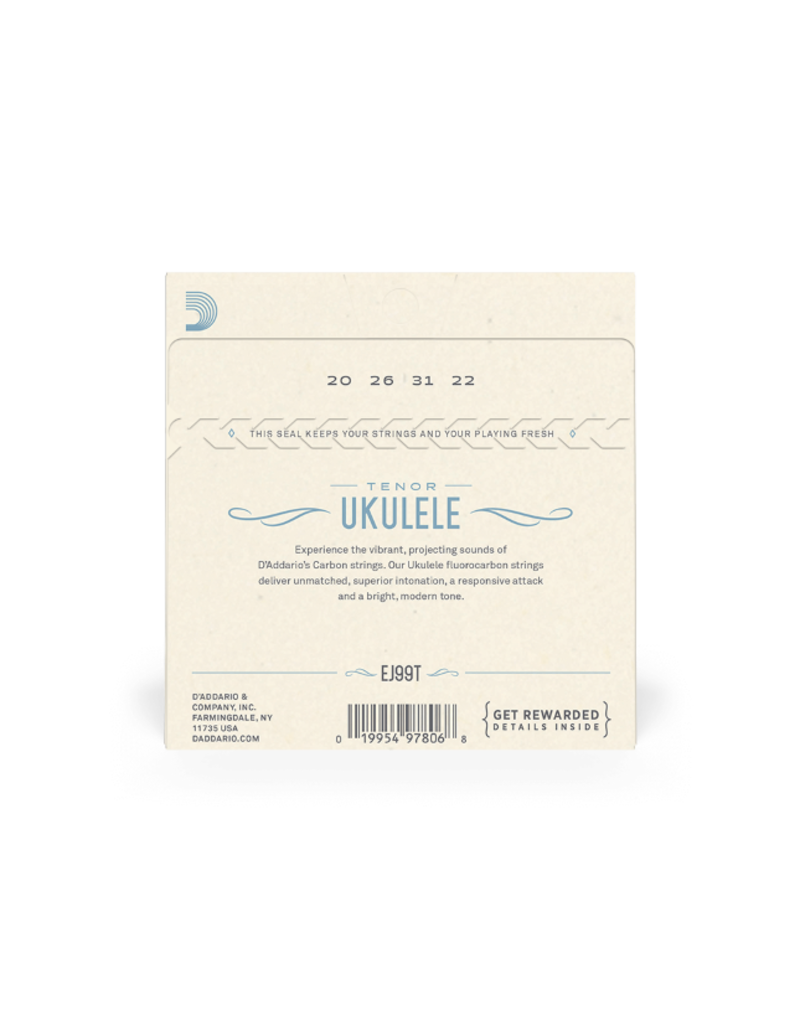 D'addario EJ99T Fluorocarbon tenor ukulele strings