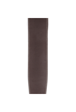 D'addario 25LS01-DX Classic leather guitar strap brown