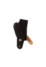 D'addario 25SS00-DX Suede guitar strap black