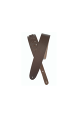 D'addario 25BL01 Basic leren gitaar riem bruin