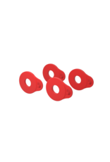 D'addario PW-FLSB-04RD Flex Lock Strap Block red