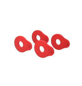 D'addario Flex Lock Strap Block red