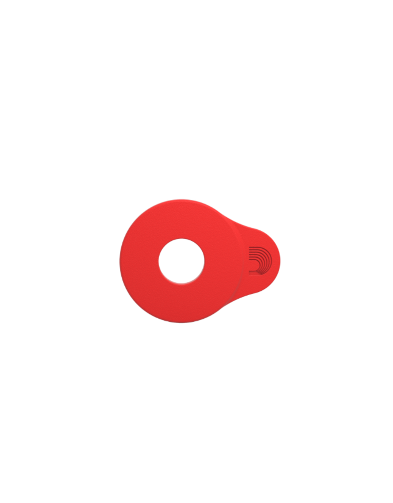 D'addario PW-FLSB-04RD Flex Lock Strap Block red
