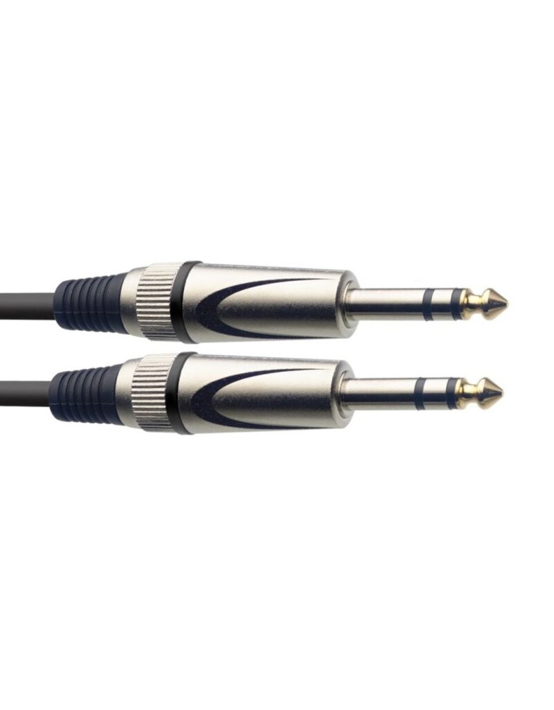 Stagg TRS 6,3mm jack audio kabel 3 meter