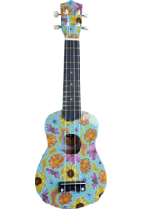 CLX Music Calista 21 sopraan ukelele flowers-1