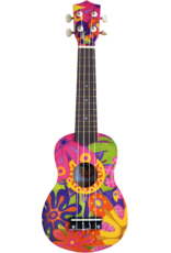 CLX Music Calista 21 sopraan ukelele flowers-2