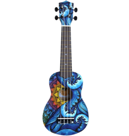 CLX Music Calista 21 sopraan ukelele waves