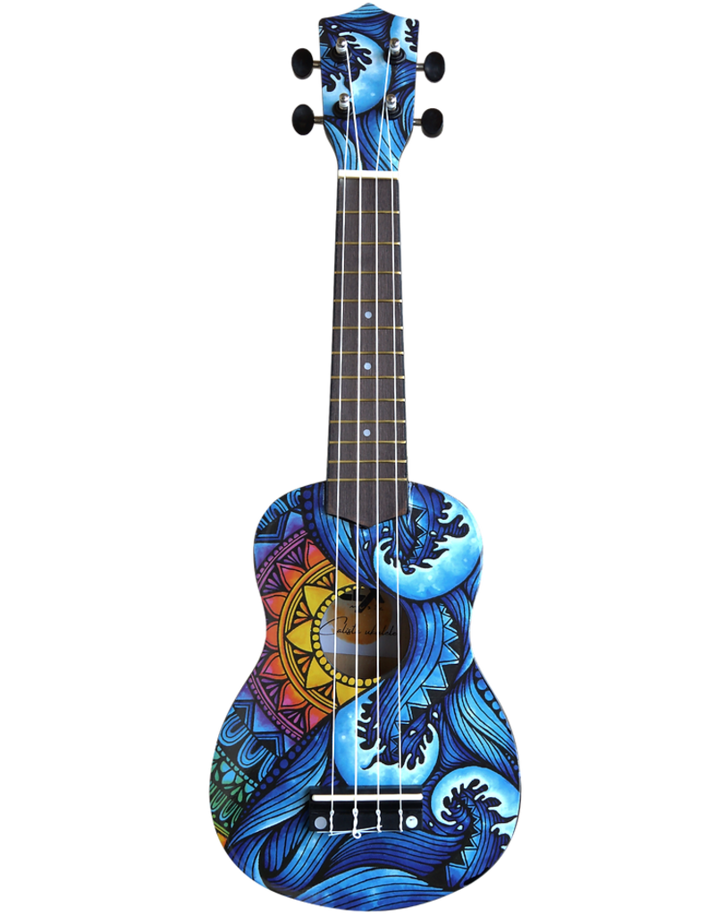 CLX Music Calista 21 soprano ukulele waves