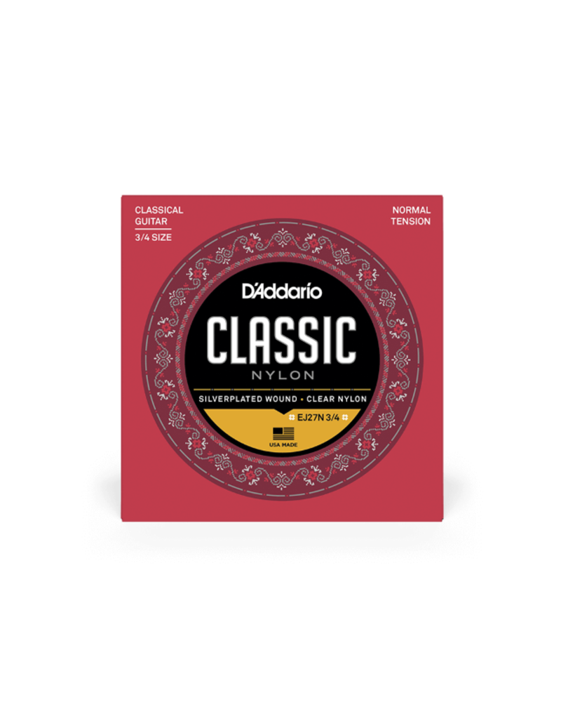 D'addario EJ27N 3/4 Normal tension classical guitar strings