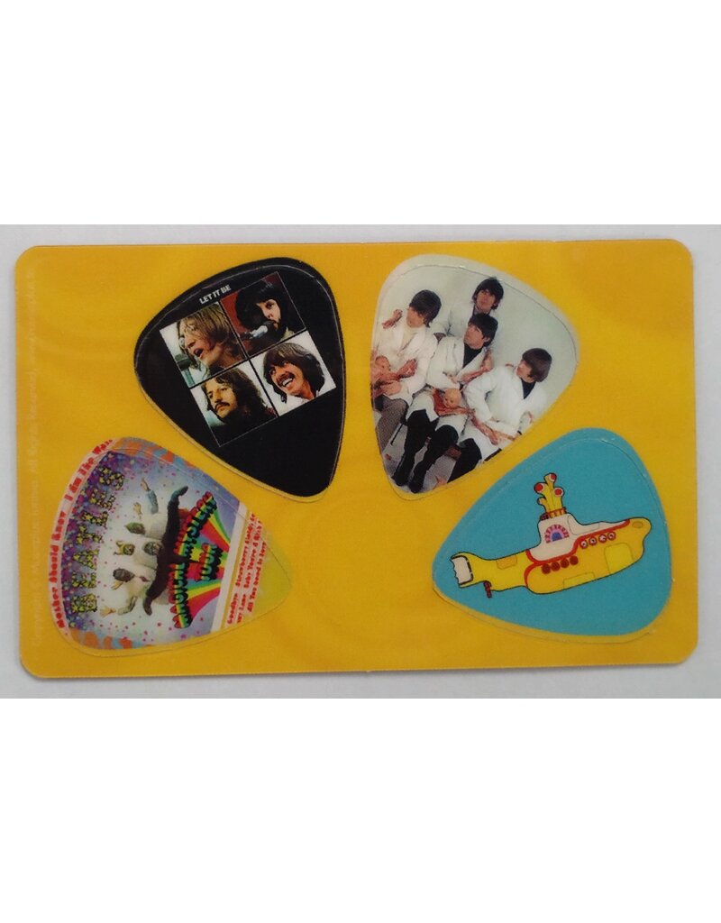CLX Music The Beatles guitar pick card