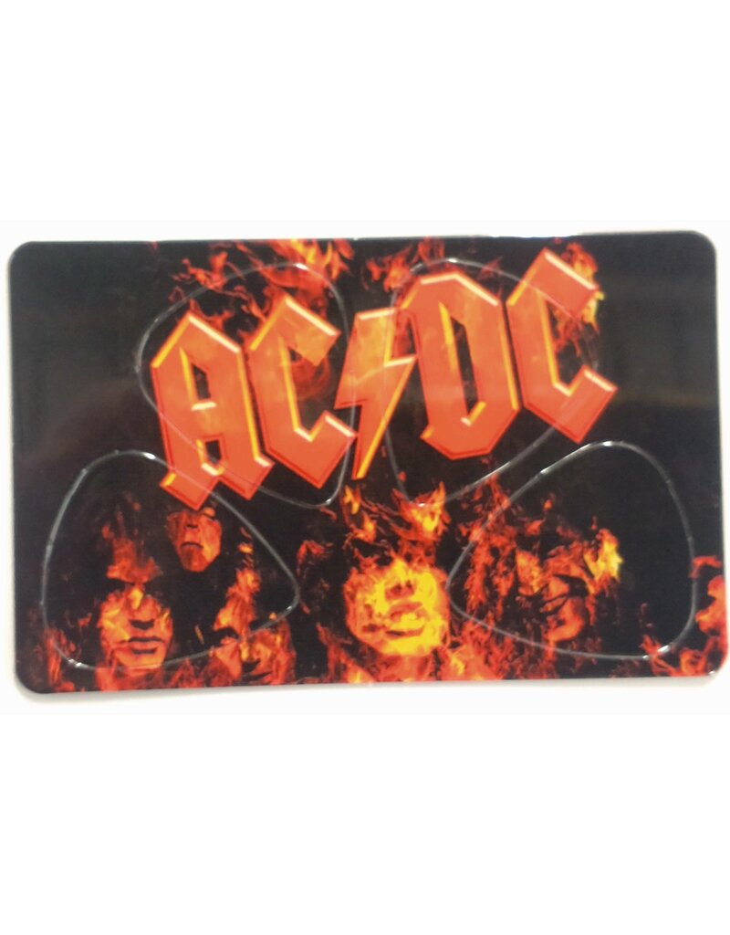 CLX Music AC\DC guitar pick card