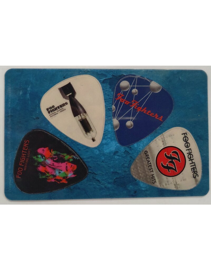 CLX Music Foo Fighters guitar pick card