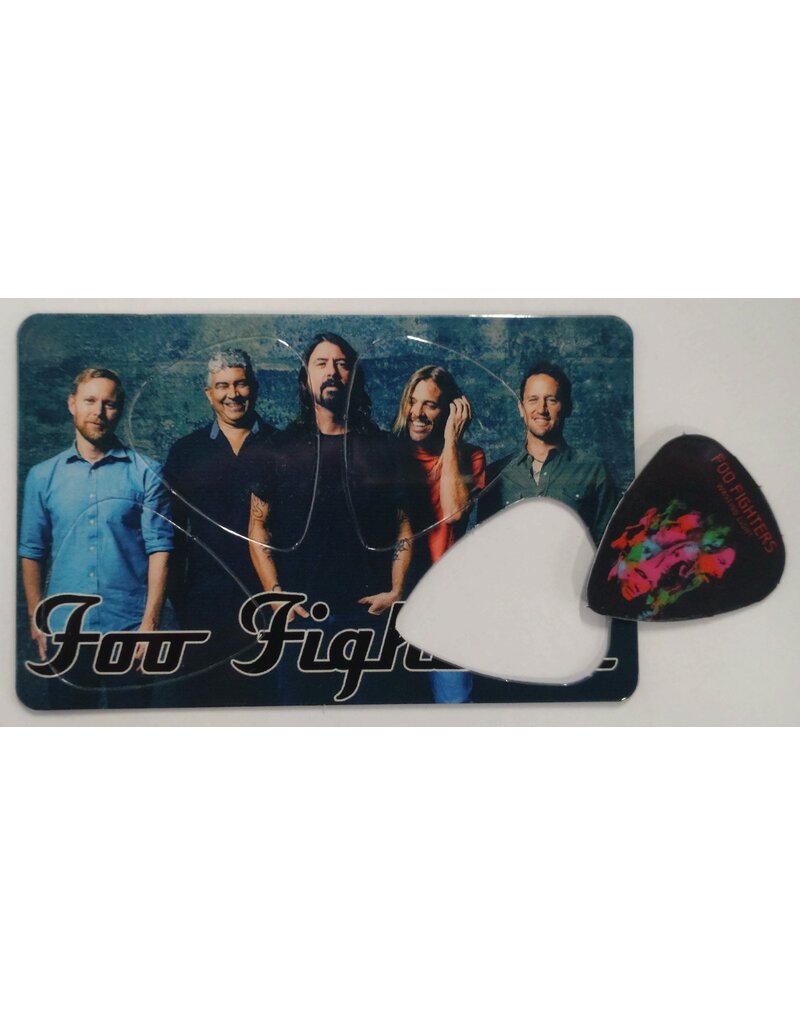 CLX Music Foo Fighters guitar pick card