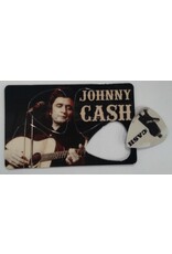 CLX Music Johnny Cash guitar pick card
