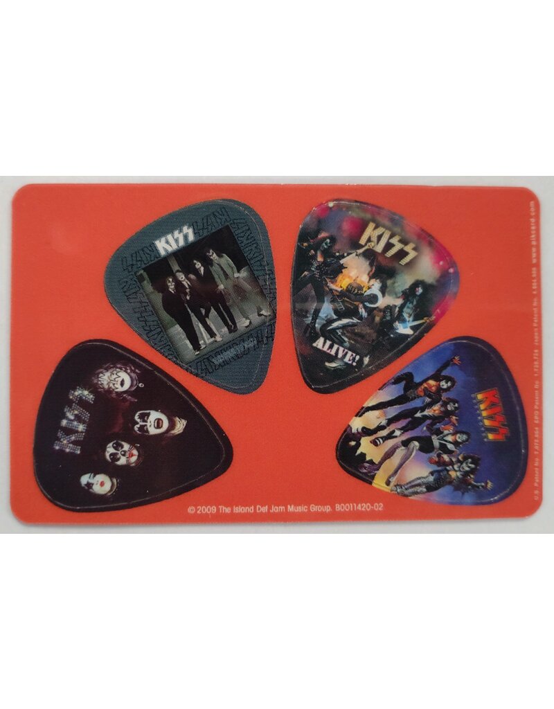 CLX Music Kiss guitar pick card