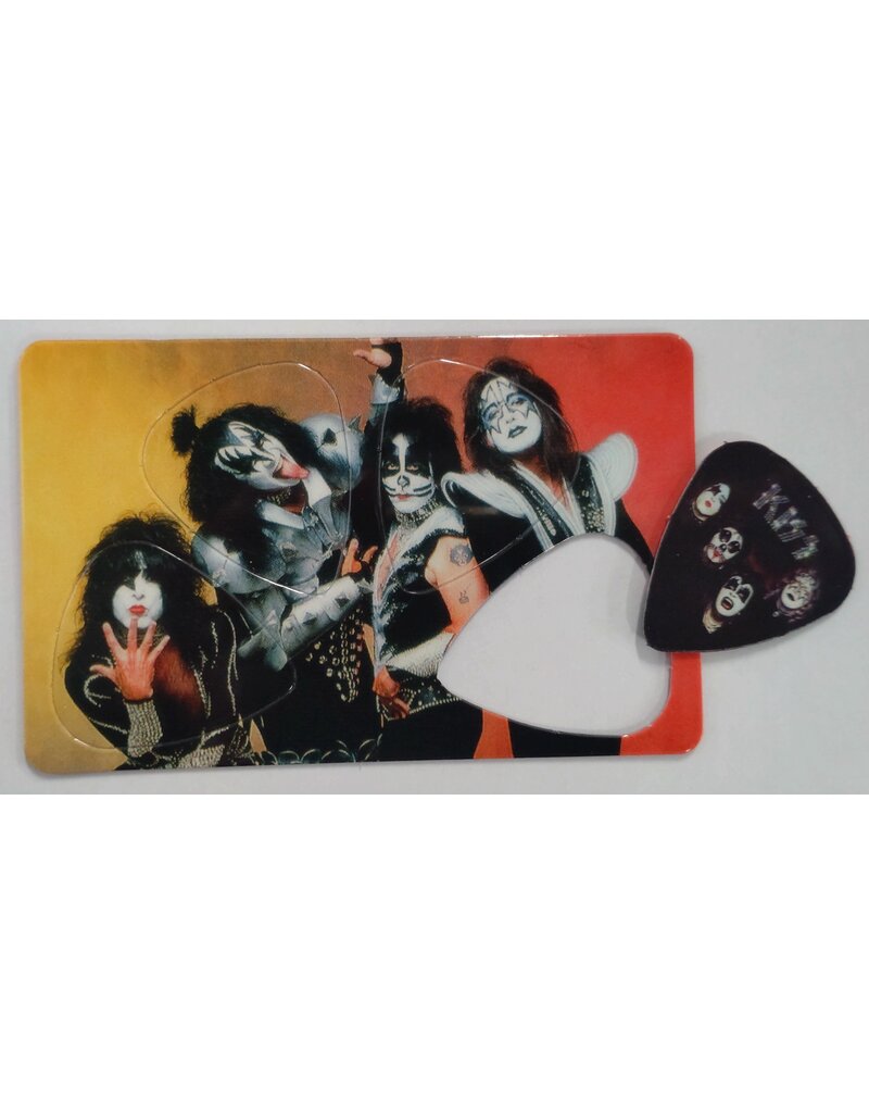 CLX Music Kiss guitar pick card