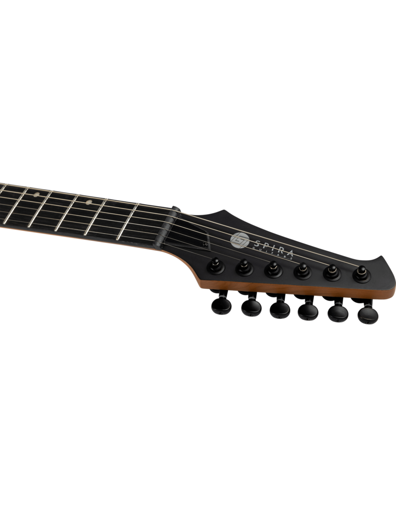 Spira T-400 Matte black electric guitar