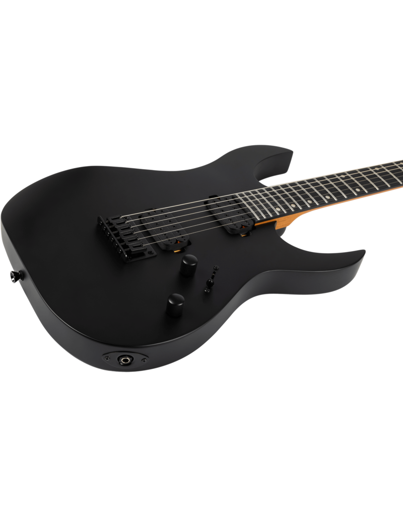 Spira S-400 Matte black electric guitar